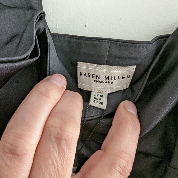 Karen Millen silk, new with tags one strap dress - Picture 3 of 7